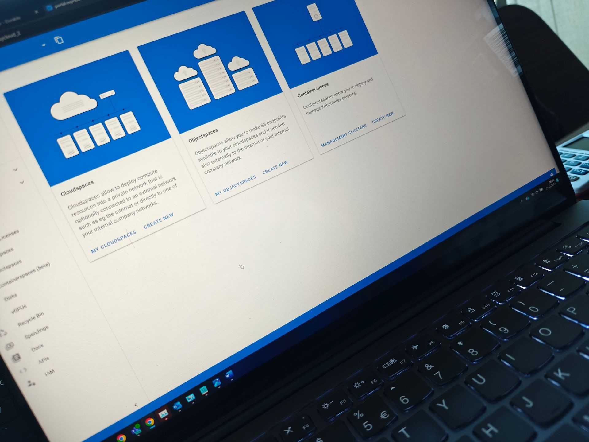 OxyCloud dashboard OxyCloud dashboard